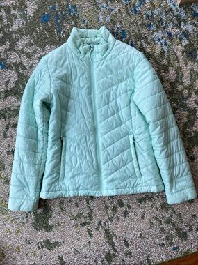 Columbia Mint Green Omni-Heat Jacket